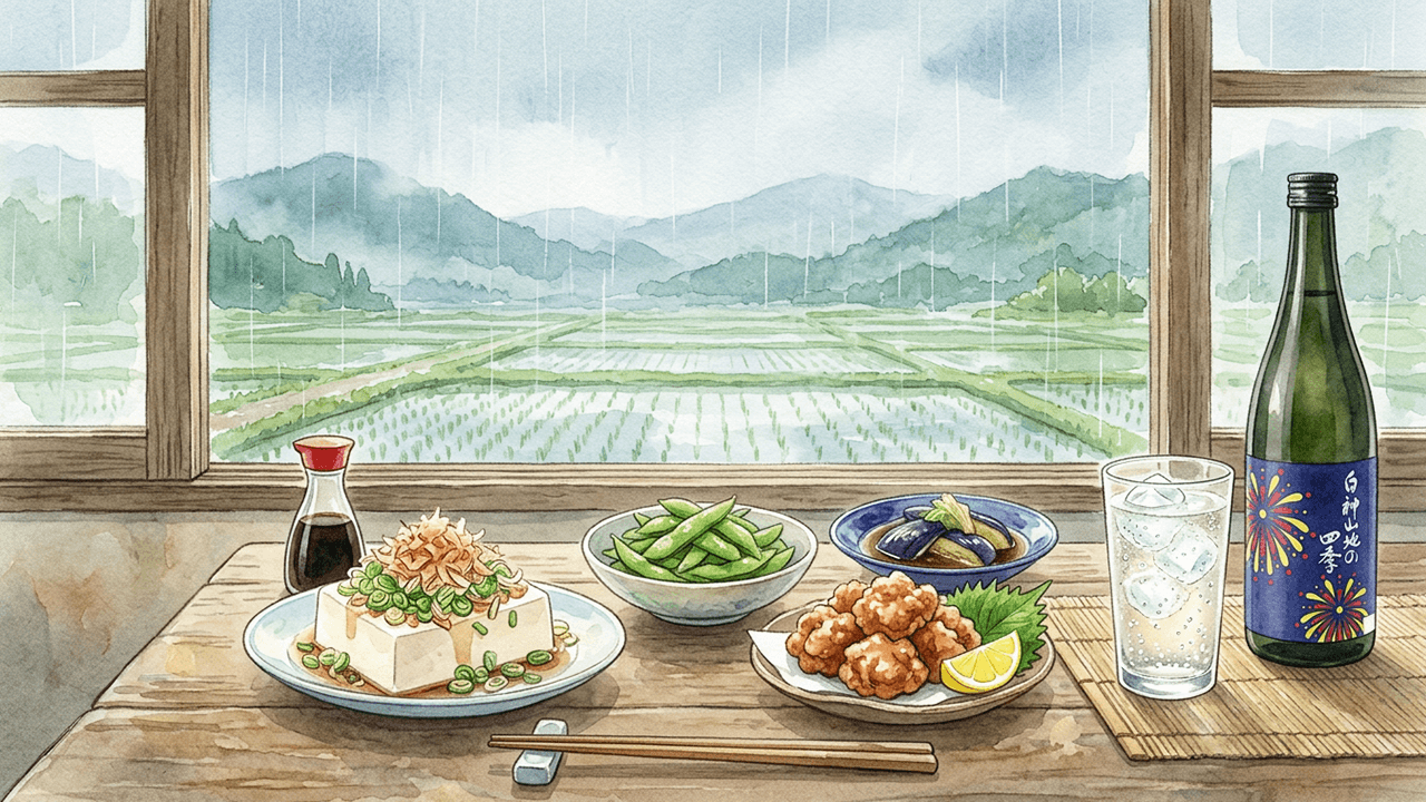 6月、梅雨空にひらく爽やかな一杯